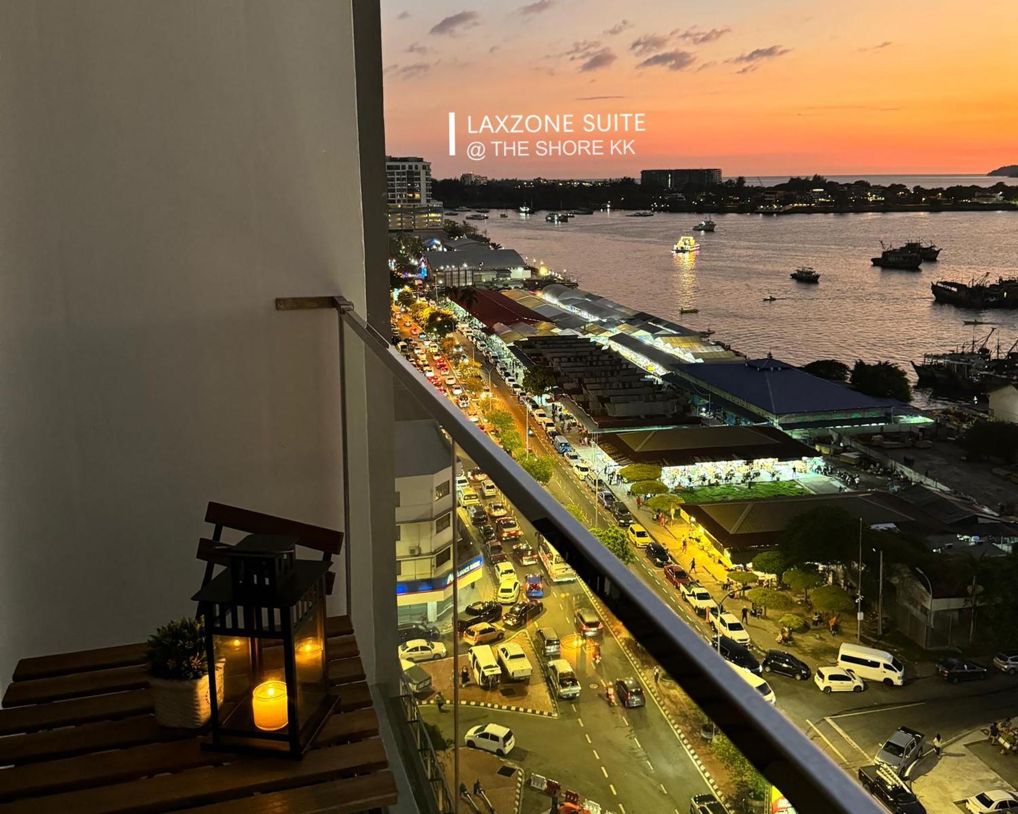 The Shore Cbd Kota Kinabalu By Laxzone Suite Bagian luar foto